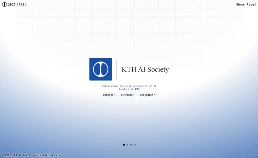 AI Society Website