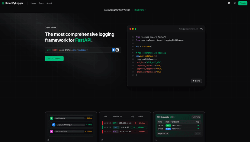 SmartPyLogger